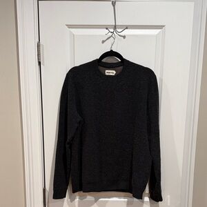 Taylor Stitch Men's Charcoal Crewneck Sweater